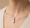 Oval Opal Diamond Halo Pendant - Elegant Gold Jewelry