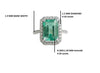4.50 Carat Natural Emerald and Diamond Halo Ring in 14K Gold Emerald Cut Engagement Ring