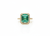 Luxury Natural Emerald Cut Natural Emerald Gemstone Ring with Diamond 4.50 carat Classic Engagement Ring