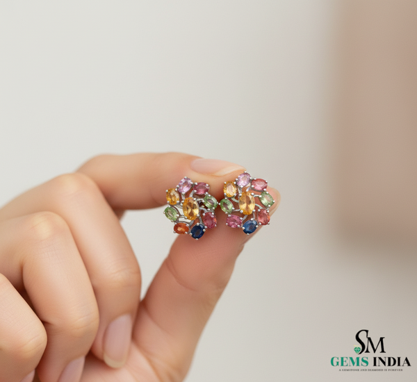 7,80 ct dunkelgrüne Statement-Ohrhänger mit großen sambischen Smaragden im Smaragd- und Ovalschliff, 18 Karat Gold, Smaragdohrringe, ovale Smaragdstifte (Kopie)