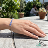 Tanzanite & Diamond Tennis Bracelet - Handmade Fine Jewelry for Women