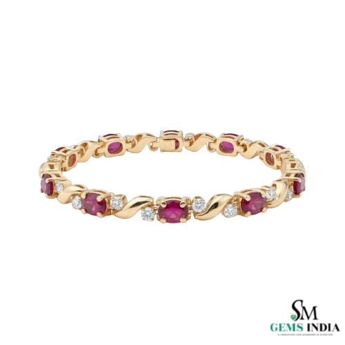 Doppelter Smaragd-Ring in offenem Design aus 14 Karat Gold – Band mit quadratisch und rund geschliffenen grünen Edelsteinen