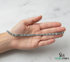 Emerald Cut Aquamarine Tennis Bracelet - Timeless Elegance Design