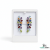 Fine Jewelry Multicolor Pear Cut Dangle Earrings - Multicolor Sapphire Stud Earrings