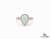 Pear Shape Opal Ring with Diamonds 14k and 18K Gold Statement Ring