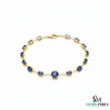 Premium Blue Sapphire Bracelet for Women - Gemstone Jewelry Gift