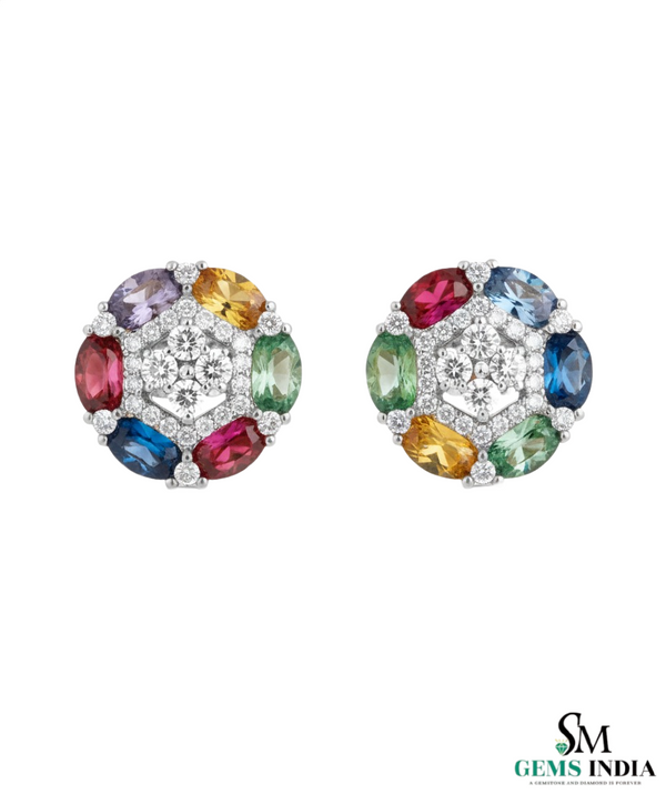 7,80 ct dunkelgrüne Statement-Ohrhänger mit großen sambischen Smaragden im Smaragd- und Ovalschliff, 18 Karat Gold, Smaragdohrringe, ovale Smaragdstifte (Kopie)