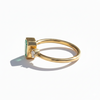 1 Carats Emerald Cut Natural May Birthstone Emerald Solitaire Ring - Women Wedding Gift Ring