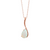 Elegant Pear Opal Swirl Pendant – Fine Silver Jewelry
