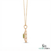 Pear Cut Peridot Pendant With Green Gemstone Accents – Special Occasion Jewelry