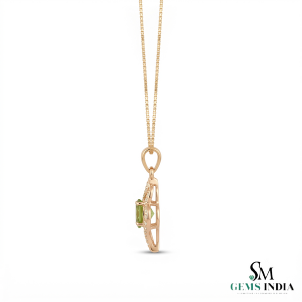 Natürlicher Smaragd-Anhänger, 14 Karat Gold-Anhänger, Smaragd-Schliff-Anhänger, minimalistische Halskette, Geburtstagsgeschenk im Mai, Anhänger für grüne Smaragd-Halskette