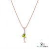 Natürlicher Smaragd-Anhänger, 14 Karat Gold-Anhänger, Smaragd-Schliff-Anhänger, minimalistische Halskette, Geburtstagsgeschenk im Mai, Anhänger für grüne Smaragd-Halskette