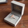 Morganite Marquise And Diamond Ring For Her - Engagement Ring