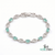 Oval Natural Emerald Bracelet - Elegant Green Gemstone Jewelry