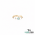 Round Opal & Diamond Engagement Ring - Dainty Opal Promise Ring