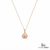 Oval Cut Peach Morganite and Diamond Pendant - Anniversary & Birthday Gift for Her