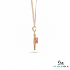 Elegant Morganite Round Cut Pendant - October Birthstone Jewelry
