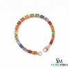 Rainbow Emerald Cut Tennis Bracelet - Everyday Fine Jewelry