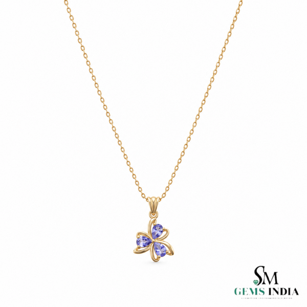 Pear Cut Natural Tanzanite Pendant – Meaningful Birthstone Gift For Her
