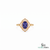 Oval Tanzanite Halo Ring With Diamond Accents – Elegant Fine Jewelry Gift For Her