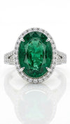 18k gold may birthstone women ring