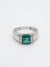 14K White Gold Mens Ring