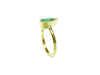 1.33 Carats Natural Emerald And Diamond Ring For Woman's in 14k Solid Gold
