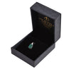 2.20 carat Emerald-Cut Natural Emerald Pendant Necklace in 14K Gold with Diamond Accents