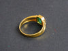 2.80 Carats Natural Emerald Men's Ring In 18K Solid Gold Men's Wedding Emerald Cut Mens Ring