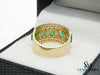 Oval Shape Women Engagement Ring Gold Statement Cocktail Ring For Women