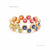 1.30 carat Round Natural Rainbow Sapphire Eternity Band Ring 14k Gold Bezel Set Multi stone ring