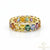 Elegant 6-7ct Oval Cut Rainbow Sapphire Eternity Band in 14k Gold