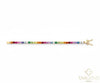 14K Gold Natural Rainbow Sapphire 4.20 carat Tennis Bracelet Round Cut Gemstones