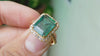 Luxury Natural Emerald Cut Natural Emerald Gemstone Ring with Diamond 4.50 carat Classic Engagement Ring