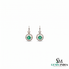 Luxury Emerald and Pearl Drop Earrings - Romantic Fine Jewelry