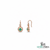 Luxury Emerald and Pearl Drop Earrings - Romantic Fine Jewelry