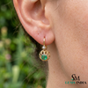Luxury Emerald and Pearl Drop Earrings - Romantic Fine Jewelry
