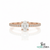 Oval Lab Grown Diamond Ring in 14K Gold Dainty Luxury Gold Jewelry