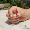 Oval Lab Grown Diamond Ring in 14K Gold Dainty Luxury Gold Jewelry