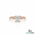 Timeless Emerald Cut Lab Grown Diamond Ring - Elegant Solitaire Engagement Jewelry