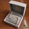 Oval Morganite Tennis Bracelet for Women - Elegant Pink Gemstone Bracelet