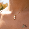 Twin Opal with Diamond Accents Twist Pendant – Elegant Natural Opal Jewelry