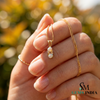 Twin Opal with Diamond Accents Twist Pendant – Elegant Natural Opal Jewelry