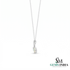 Natural Marquise Opal Drop Pendant with Diamond Accents – Luxury Fine Jewelry for Women