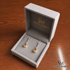 Pear Cut Citrine Drop Earrings – Elegant Dangle Gemstone Jewelry Gift For Her