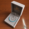 Elegant Oval Turquoise Tennis Bracelet– Timeless Fine Jewelry