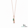 Pear Emerald Pendant With Diamond Accent – Elegant Statement Jewelry For Her&nbsp;