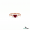 Romantic Ruby Heart Ring with Sparkling Diamond Band – Luxury Fine Jewelry