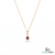 Pear Shape Ruby & Diamond Pendant – Fine Jewelry Gift For Her