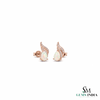 Pear Cut Opal Stud Earrings With Diamond Accent – Elegant Everyday Jewelry Gift
